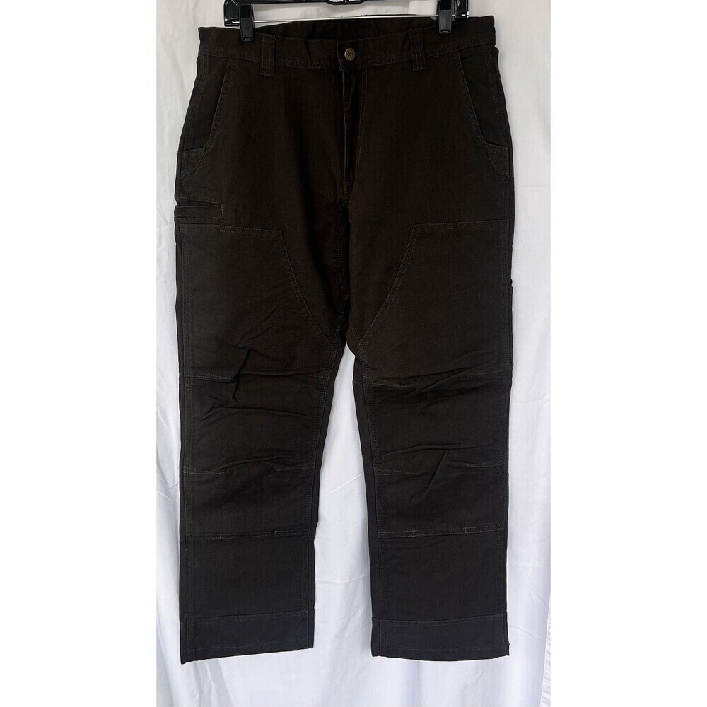 Key Americana Double Knee Front Cell Phone Flex Pant Knee 34x30 Workwear Utility
